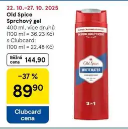 Tesco Old Spice sprchový gel nabídka