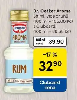 Tesco Dr. Oetker Aroma nabídka