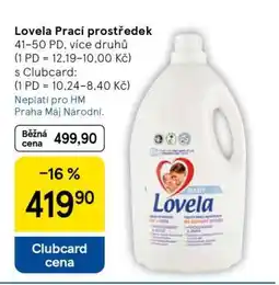 Tesco Lovela Prací prostředek nabídka