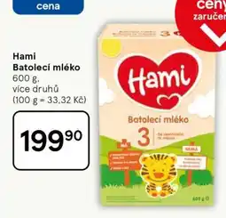 Tesco Hami Batolecí mléko nabídka