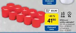 Tesco Hřbitovní svíčky náhradní nabídka