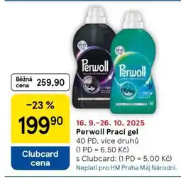 Tesco Perwoll prací gel nabídka