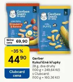 Tesco Gerber Kukuřičné křupky nabídka
