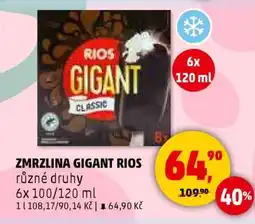Penny Market ZMRZLINA GIGANT RIOS nabídka