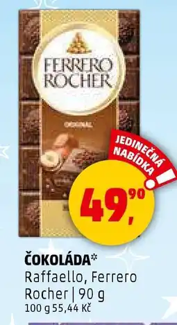 Penny Market Čokoláda Raffaello, Ferrero Rocher nabídka
