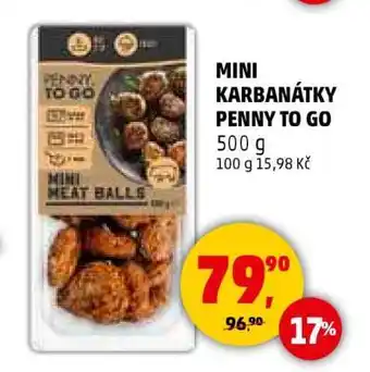 Penny Market Mini karbanátky Penny To Go nabídka