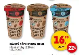 Penny Market Kávový nápoj Penny To Go nabídka