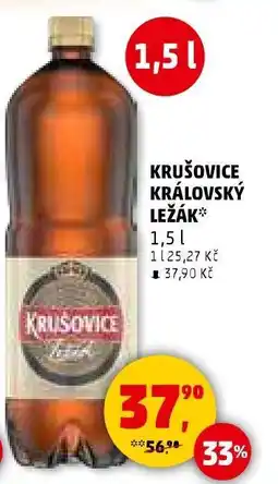 Penny Market Krušovice Královský ležák nabídka