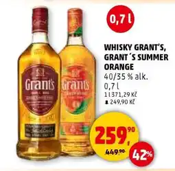 Penny Market WHISKY GRANT'S, GRANT´S SUMMER ORANGE nabídka
