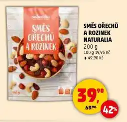 Penny Market SMĚS OŘECHŮ A ROZINEK NATURALIA nabídka