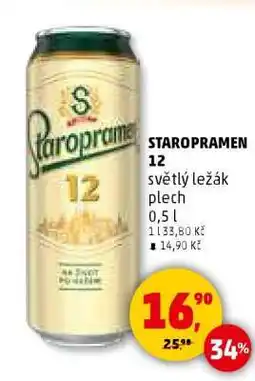 Penny Market Staropramen 12 nabídka