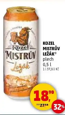 Penny Market Kozel Mistrův ležák nabídka