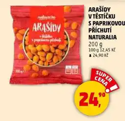 Penny Market Arašidy v těstíčku s paprikovou příchutí Naturalia nabídka