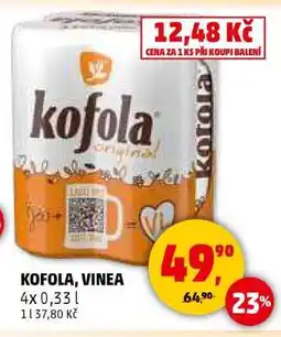 Penny Market Kofola, Vinea nabídka