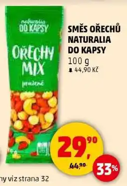 Penny Market SMĚS OŘECHŮ NATURALIA DO KAPSY nabídka