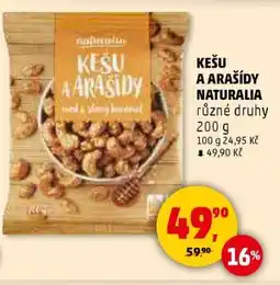 Penny Market KEŠU A ARAŠÍDY NATURALIA nabídka