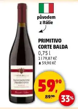 Penny Market PRIMITIVO CORTE BALDA nabídka