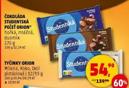 Penny Market TYČINKY ORION nabídka