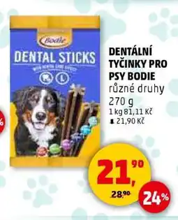 Penny Market DENTÁLNÍ TYČINKY PRO PSY BODIE nabídka