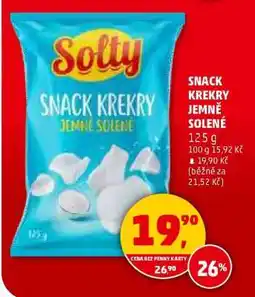 Penny Market SNACK KREKRY JEMNĚ SOLENÉ nabídka