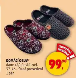 Penny Market DOMÁCÍ OBUV nabídka