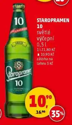 Penny Market STAROPRAMEN 10 světlé výčepní nabídka
