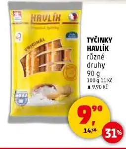 Penny Market TYČINKY HAVLÍK nabídka