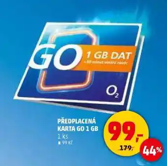 Penny Market PŘEDPLACENÁ KARTA GO 1 GB nabídka