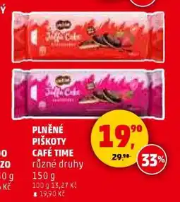 Penny Market Plněné piškoty Café Time nabídka