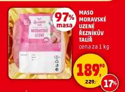 Penny Market MASO MORAVSKÉ UZENÉ ŘEZNÍKŮV TALÍŘ nabídka