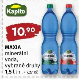 Terno MAXIA minerální voda, vybrané druhy nabídka
