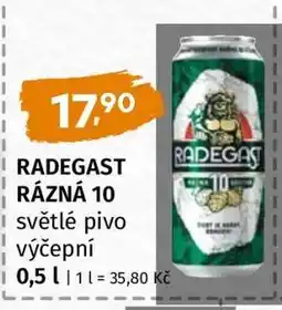 Terno Radegast Rázná 10 nabídka
