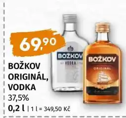Terno BOŽKOV ORIGINÁL, VODKA nabídka