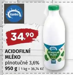 Terno Acidofilní mléko nabídka