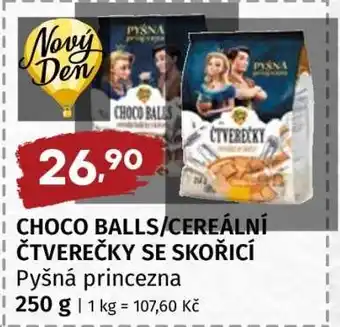 Terno CHOCO BALLS/CEREÁLNÍ ČTVEREČKY SE SKOŘICÍ nabídka