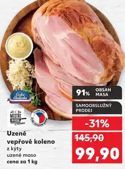 Kaufland Uzené vepřové koleno z kýty uzené maso nabídka