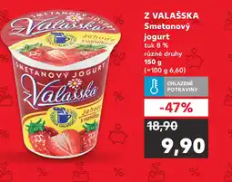 Kaufland Z VALAŠSKA Smetanový jogurt tuk 8 % nabídka