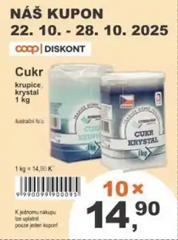 Coop Cukr krupice, krystal nabídka