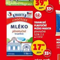 Penny Market Trvanlivé plnotučné mléko nabídka