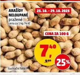 Penny Market Arašídy neloupané nabídka