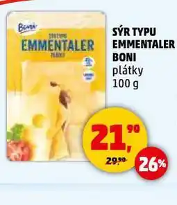 Penny Market Sýr typu emmentaler nabídka