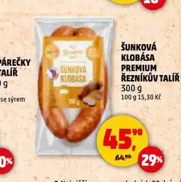 Penny Market Šunková klobása nabídka