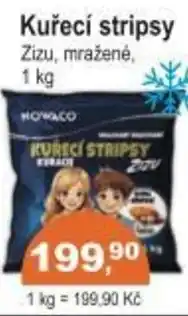 Coop Nowaco Kuřecí stripsy Zizu, mražené nabídka