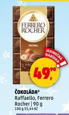 Penny Market Čokoláda raffaello nabídka