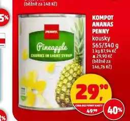 Penny Market Kompot ananas nabídka