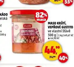 Penny Market Vepřové maso gustito nabídka