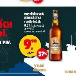 Penny Market Pivo postřižinská jedenáctka nabídka