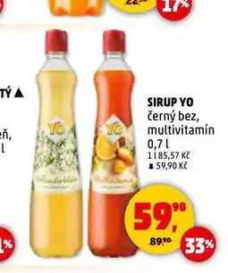 Penny Market Yo sirup nabídka