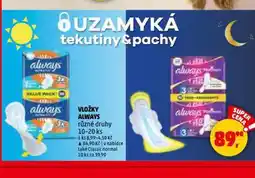 Penny Market Vložky always nabídka