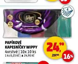 Penny Market Wippy papírové kapesníčky nabídka
